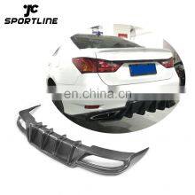 Carbon Rear Bumper Underbody Diffuser for Lexus GS350 13-15