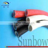 SUNBOW High Temperature Resistant Fire-resistance 12MM Silicone Rubber Glassfiber Sleeve thumbnail-4