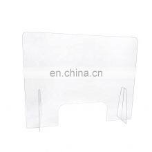Best Clear Protective Acrylic Sneeze Guard With Removable Legs Against Sneezing