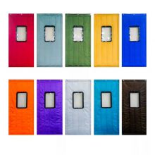 Customized Size Warm Insulated Windproof Keep Warm with Doors Magnetic Fabric Screen Cotton Door Curtain