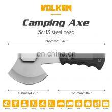 Camping Kit Multi Function Stainless Steel Axe Camping Axe With Sheath Rubber And Plastic Material thumbnail-2