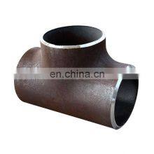Stainless Steel Butt Weld Pipe Fitting Equal Reducing Seamless Tee Butt Weld Pipe Fitting