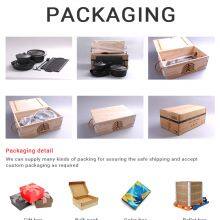 Chinese Traditional Black Round Pre-flavored Non Stick Pan 32/36cm Thickened Flat Cast Iron Wok With Double Handle thumbnail-5