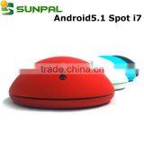 Android 5.1 tv Box Amlogic S905 1GB DDR3 8GB EMMC Hot for USA Canada Europe Inphic Spot I7 Smart TV Box thumbnail-1