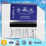 MDH56 Good Price Plastic Rfid / Magnetic Stripe Hotel Door Card Hotel Key Card