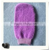 2016 plastic massage bath scrub glove