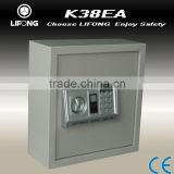 Electronic safe cabinet for many keys storage and management