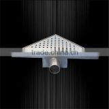 Triangle stainless steel adjustable floor drain /shower drain/channel drain