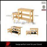 Multi-function Ventilation Wood Model of Easy to Assemble Shoe Rack thumbnail-1