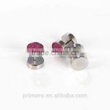 Punk With Circular Needle Dumbbell Mens Tanishq Diamond Earrings thumbnail-5
