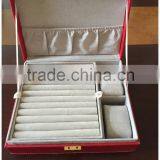 Leather pu Jewelry Storage Box Case Watch Box pu Jewelry Case Leather