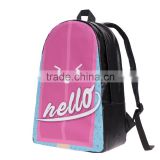 High Quality 3D Print Wholesale Custom Rucksack Backpack for Women
