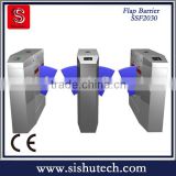 304 Stainless Steel Flap Wing Barriers turnstile with rfid reader