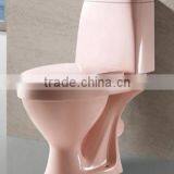 Two Piece Squatting Color Toilet With Water Tank thumbnail-4