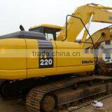 Used Japan komatsu hydraulic excavator pc220-7 for sale