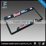 High quality USA standard zinc alloy metal car license plate frame