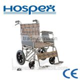 The Lightest weight wheelchair with handle brake