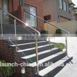 stainless steel glass railing handrails for outdoor steps structural rail fittings