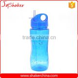 BPA free 500ML OEM Branded Plastic Water Bottle with Straw