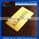 Screen Printing Metallic Gold Membership Metal Card thumbnail-1