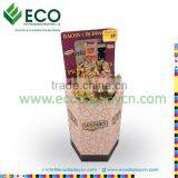 Professional POS Display Manufacturer Dessert Cardboard Dump Bin Display