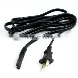 (WK-C002) UL CSA Approval NISPT-2 18AWG Nema1-15P AC power cord ,American/US standard molded plug