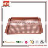 Outdoor BBQ Tool Nice Camping Time Shallow Square Non-stick Multifunction Camping Tool BBQ Grill Pan thumbnail-1