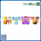 Wholesale Fancy Custom Letter Shaped Rubber Eraser for Kids thumbnail-6