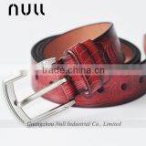 Brown Color Vintage Genuine Leather Lady Belts From China