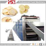 gas oven japanese rice cracker making machine