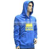 Long Sleeve Kangaroo Cotton Fleece Thick Pullover Sweatshirt Hoodie