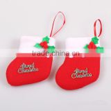 Lovely Christmas Decoration Santa Claus Sock Gifts Bag