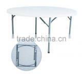 5FT Round Plastic Banquet Table for 6 to 8 Person Used thumbnail-1