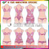 Red-crowned Crane Printing Swimwear Designer Spadnex Fabric thumbnail-3