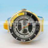Novelty Multi-functional waterproof digital sport silicone wristband watch