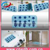 Durable PVC anti-slip bath mat with suction cups