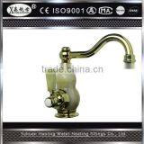 Unique Style Antique Faucet Bronze Brass Basin Sink Mixer Hot and Cold Water Taps Single Handle Single Hole Faucet thumbnail-4