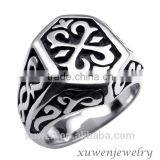 Enamel Engravable Stainless Steel Men's Rings Sale