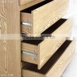 Wooden Grain Melmained MDF Cheap Modern Large Simple Modern Used Chest of Drawers Designer thumbnail-5