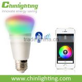 Remote control bluetooth led smart lamp with ul ce rohs certification in 2016 China OEM factory