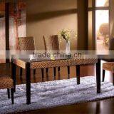 Water Hyacinth Dining Chair With Table