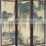 Landscape Bamboo Folding Screen