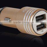 Golf Quick Charge 2.0 Metal Micro Universal Dual USB Car Charger For Samsung Galaxy HTC Blackberry Nokia thumbnail-6