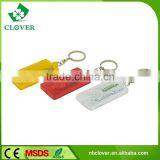 PS Material 1 LED Popular Design Plastic Keychain Flashlight thumbnail-4