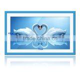Swan Heart DIY Crystal Diamond Painting, Rhinestone Painting, Counted Paint By Number Kits thumbnail-3