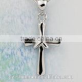 Export manufacturers customized 925 sterling Jesus pious silver cross accesories