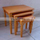 LT134 3PCS Wooden Nesting Table Set for Home Use thumbnail-1