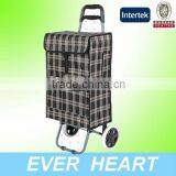 Pro-friendly Collapsible Foldable Wheeled Trolley Shopping Cart on