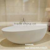 Artificial Stone Bathroom Freestanding Baths , Good Quality Freestanding Bathtubs,stone Resin Bathtub White thumbnail-1