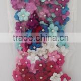 100 pcs Mix small paper flower with pearl stamen #4624425